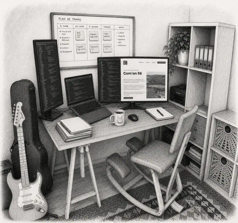 Poste de travail de Com’ On 56